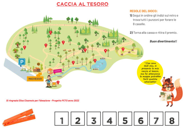 gioco nel bosco per bambini