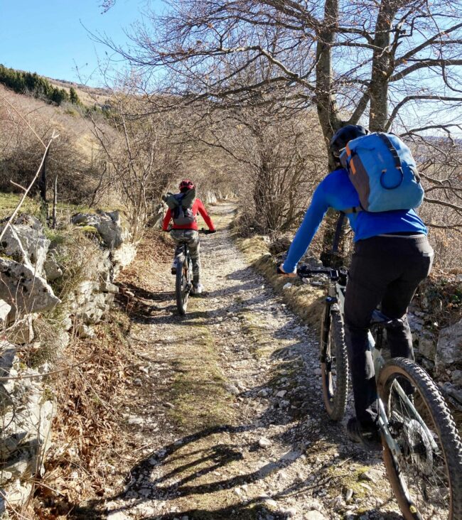 facili percorsi lessinia in bici elettrica