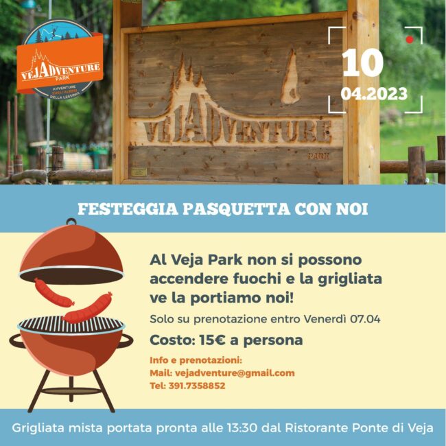 grigliata di pasquetta al veja park