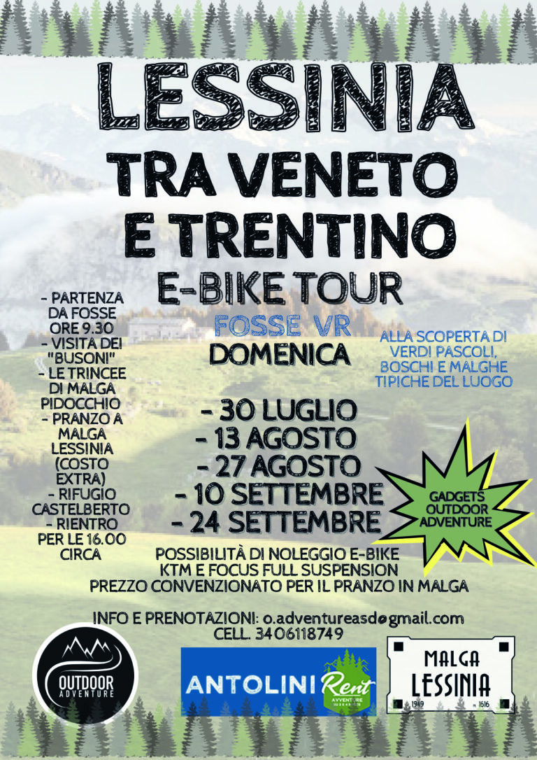 scopri la lessinia in e-bike
